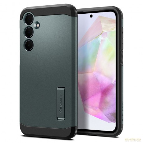 Spigen nakładka Tough Armor do Samsung Galaxy A35 5G zielona