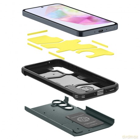 Spigen nakładka Tough Armor do Samsung Galaxy A35 5G zielona