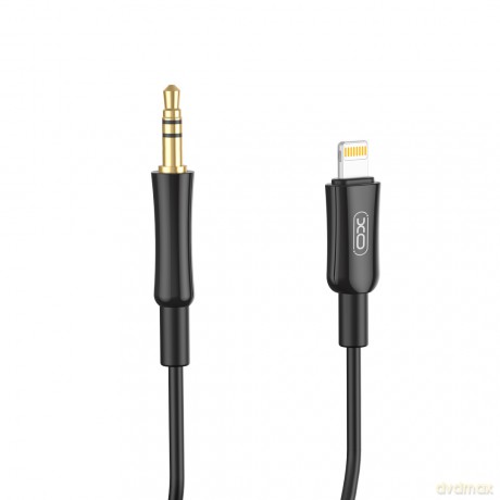 XO kabel audio NB-R255A Lightning - jack 3,5mm 1,0m czarny