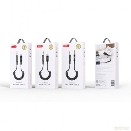 XO kabel audio NB-R255B USB-C - jack 3,5mm 1,0m czarny