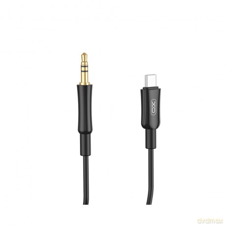 XO kabel audio NB-R255B USB-C - jack 3,5mm 1,0m czarny