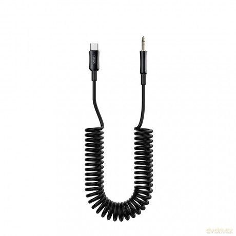 XO kabel audio NB-R255B USB-C - jack 3,5mm 1,0m czarny