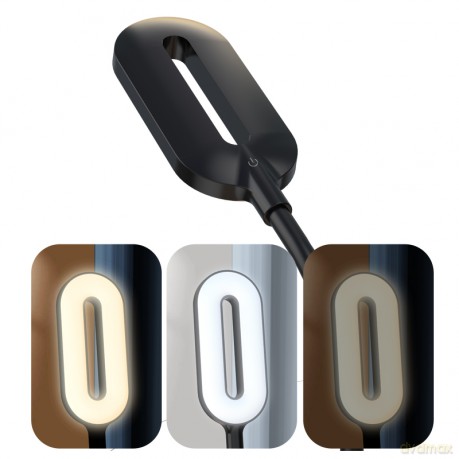 XO ładowarka bezprzewodowa indukcyjna WX032 25W czarna 3w1 lampa LED