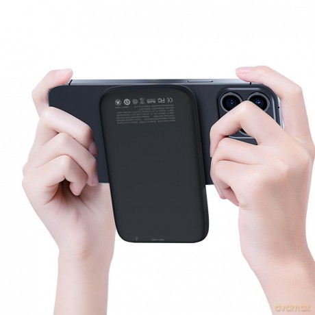 XO power bank magnetyczny PR153 20W 5000mAh czarny