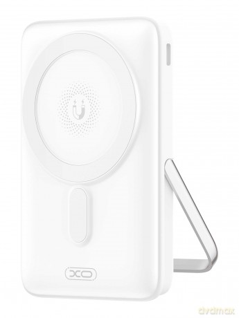 XO power bank magnetyczny PR233 30W 10000mAh biały