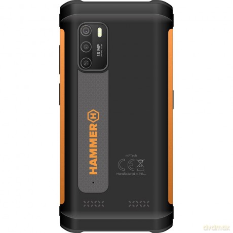 Zestaw Smartfon Hammer Iron 4 pomaraczowy + Hammer Watch Plus