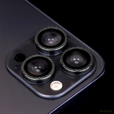 Zestaw szkieł na aparat do iPhone 13 Pro 6,1" black rhombus (3 sztuki)