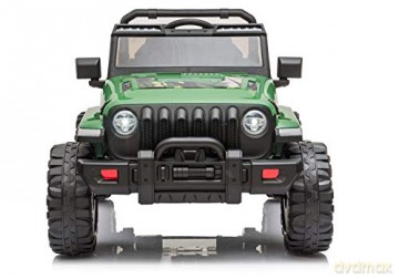 Auto na akumulator Jeep CH9956 zielony 7504 Lean Toys