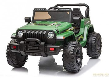 Auto na akumulator Jeep CH9956 zielony 7504 Lean Toys