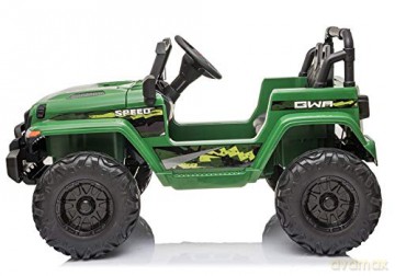 Auto na akumulator Jeep CH9956 zielony 7504 Lean Toys