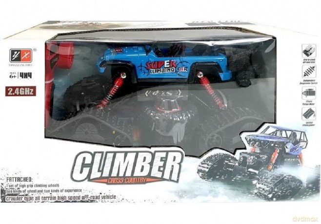 Auto zdalnie sterowane Terenowe R/C niebieski 4x4 4891