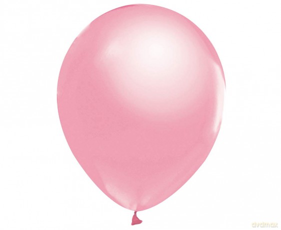 Balony Beauty&Charm metaliki różowe 12 10 szt