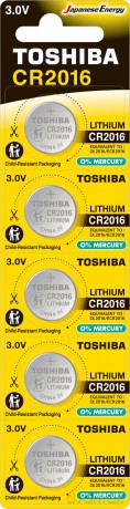 Bateria TOSHIBA CR2016 3V/blister