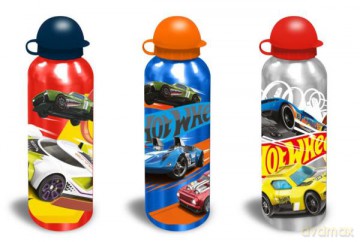 Bidon 500ml aluminiowy Hot Wheels HW00002 Kids Euroswan mix