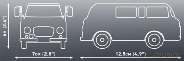 COBI 24600 Samochód BARKAS B1000 147 klocków