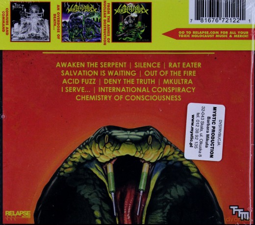 Toxic Holocaust: Chemistry Of Consciousness [CD]