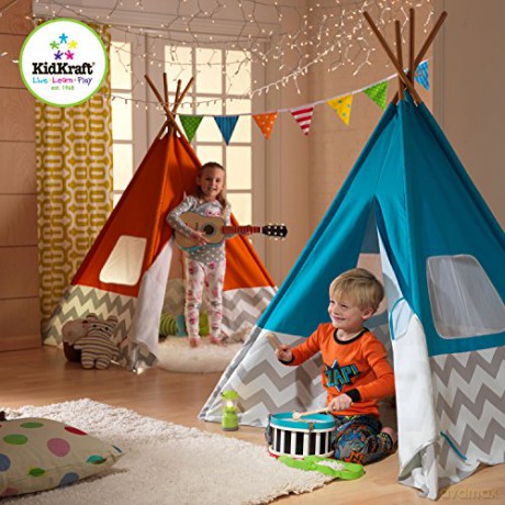 KidKraft Namiot Tipi niebieski 000972
