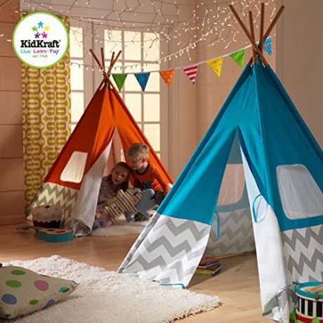 KidKraft Namiot Tipi niebieski 000972