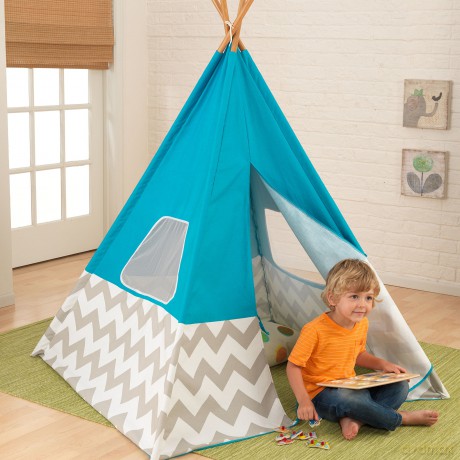 KidKraft Namiot Tipi niebieski 000972