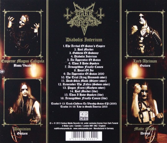 Dark Funeral: Diabolis Interium [CD]