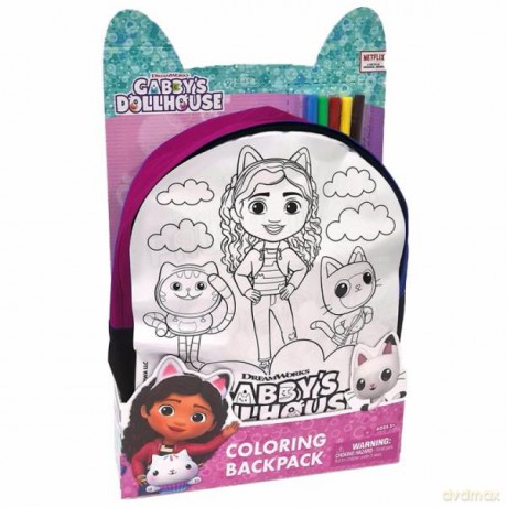Koci Domek Gabi Plecak do kolorowania DT-6134