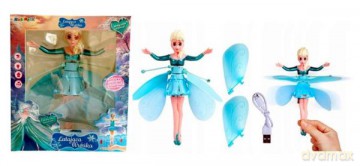Lalka Wróżka niebieska, zimowa 1008686