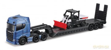 MAISTO 11681-93 SCANIA 770S+TOOLCAT 5600 spychacz