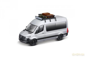 MAISTO 21236-50 Mercedes Benz Sprinter 4,5 Camper Weekenders srebrny