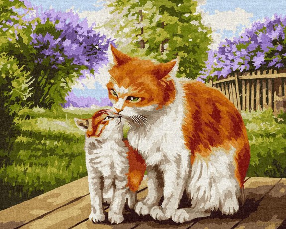 Malowanie po numerach 40x50cm Matczyne ciepło