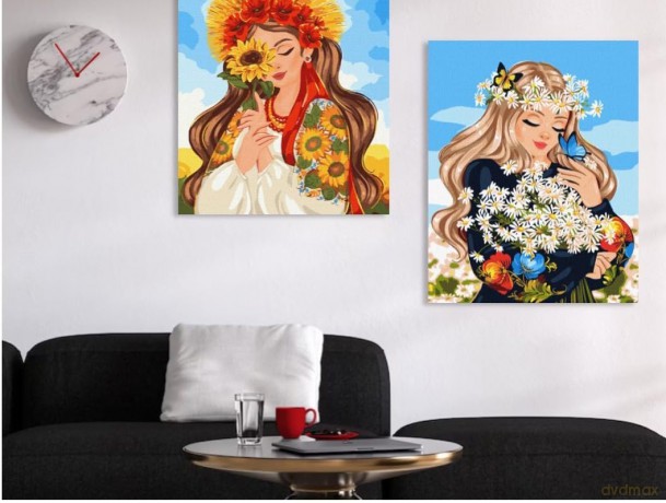 Malowanie po numerach z ramą 40x50cm Siła piękna