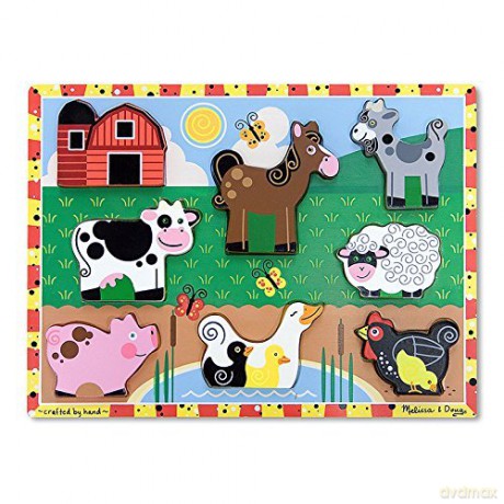 MELISSA Puzzle drewniane Farma 13723