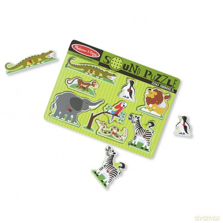 MELISSA Puzzle ZOO zwierzęta dźwiękowe 10727