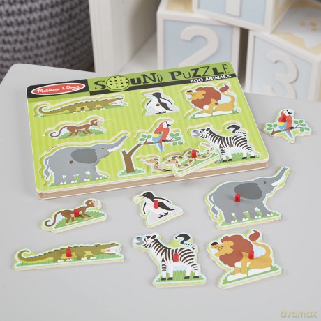 MELISSA Puzzle ZOO zwierzęta dźwiękowe 10727