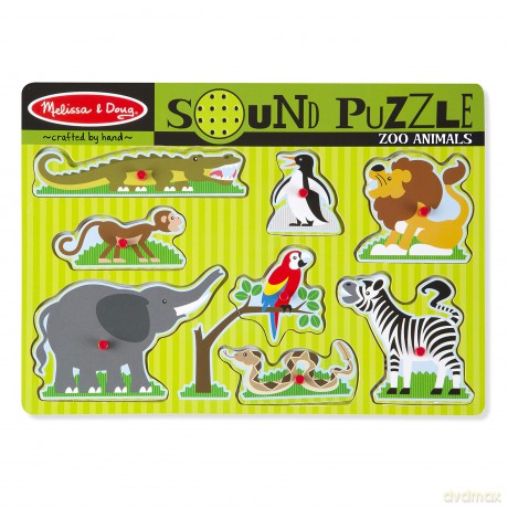 MELISSA Puzzle ZOO zwierzęta dźwiękowe 10727