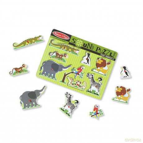 MELISSA Puzzle ZOO zwierzęta dźwiękowe 10727