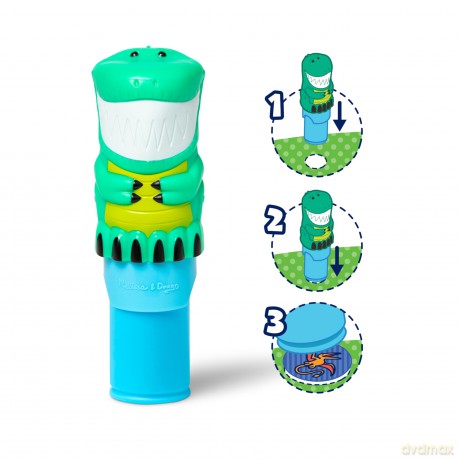 MELISSA Sticker WOW! Stempel z naklejkami Dinozaur 32012