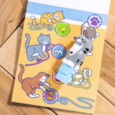 MELISSA Sticker WOW! Stempel z naklejkami Kot 50693