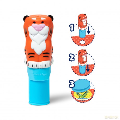 MELISSA Sticker WOW! Stempel z naklejkami Tygrys 32014