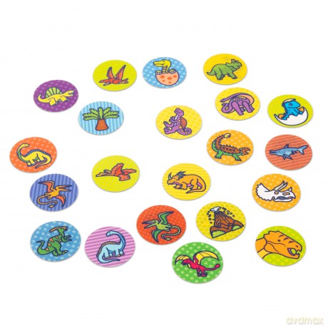 MELISSA Sticker WOW! Zestaw 300 naklejek uzupełniających Dinozaur 50202