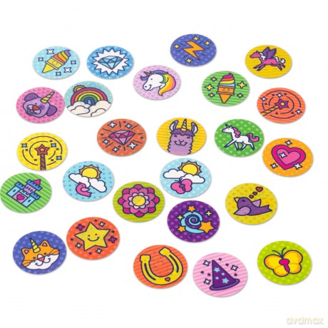 MELISSA Sticker WOW! Zestaw 300 naklejek uzupełniających Jednorożec Unicorn 50203