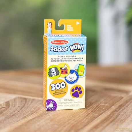 MELISSA Sticker WOW! Zestaw 300 naklejek uzupełniających Pies 50205