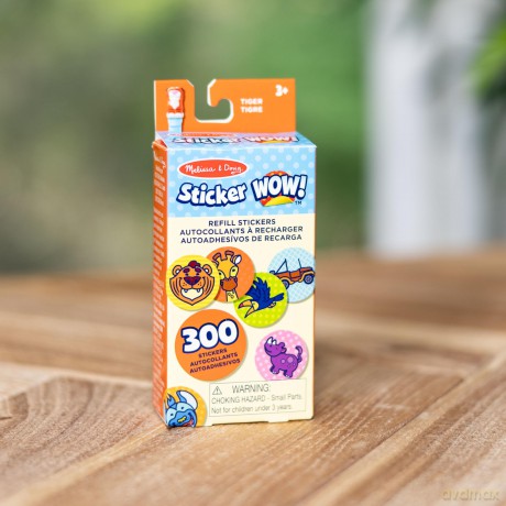 MELISSA Sticker WOW! Zestaw 300 naklejek uzupełniających Tygrys 50204