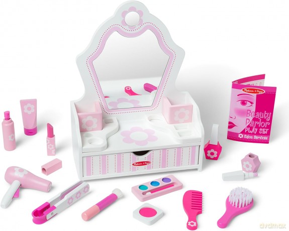 MELISSA Toaletka drewniana z akcesoriami Beauty salon 13026
