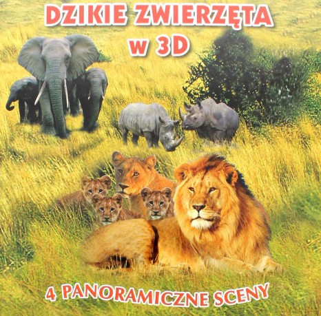 Dzikie zwierzęta w 3D [KSIĄŻKA]