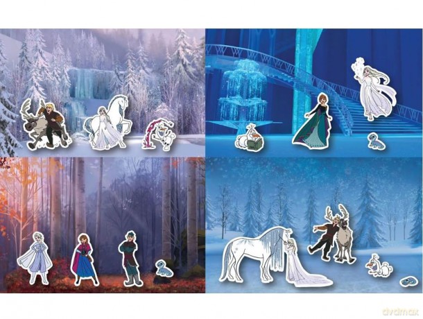 Naklejki wielorazowe Frozen 2 Diakakis