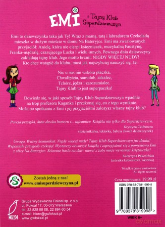 Emi i tajny klub superdziewczyn - Agnieszka Mielech [KSIĄŻKA]