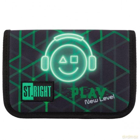 Piórnik dwuklapkowy bez wyposażenia ST.RIGHT PC-03 Play New Level