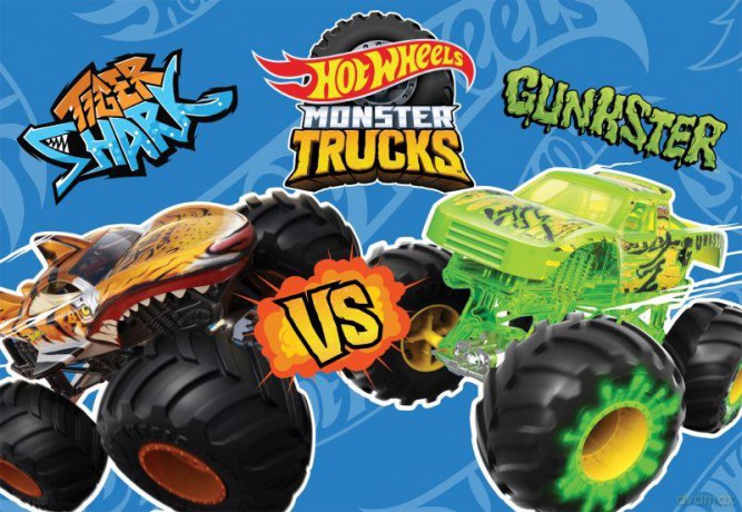 Podkład szkolny dwustronny laminowany Hot Wheels