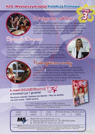 H2O Kolekcja filmowa 3/09: Księżycowe zaklęcia / Sprawa Denman / Niebezpieczne wody [DVD]