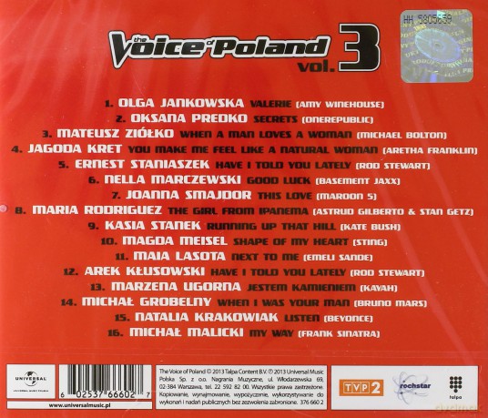 The Voice Of Poland 3 [CD]